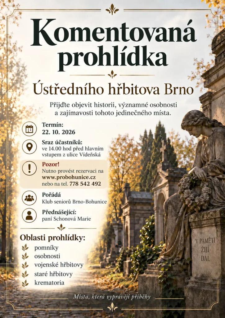 Komentovaná prohlídka Ústředního hřbitova Brno